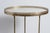 Just in this wonderful French White Marble Top and Brass Gallery Top End Table, Brass Legs. This elegant French...