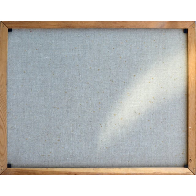 Sellers at the Market, Jalal Gharbi Oil on Canvas Painting For Sale - Image 4 of 5