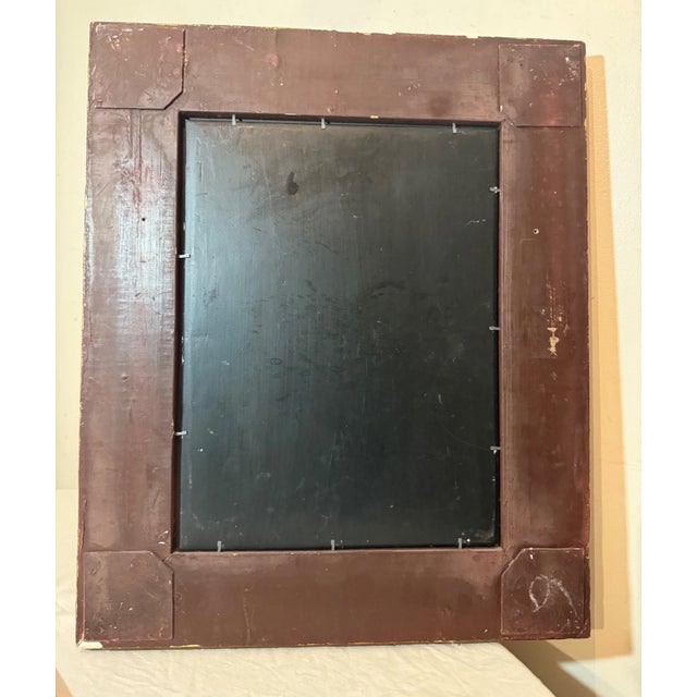 Vintage a Tucker Venetian Street Artist Selling Art Realism Oil Painting on Wood For Sale - Image 14 of 14