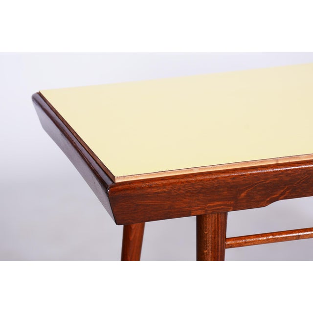 Set of Mid-Century Chairs in Beech & Walnut attributed to Antonín Šuman, Czech, 1950s For Sale - Image 9 of 13