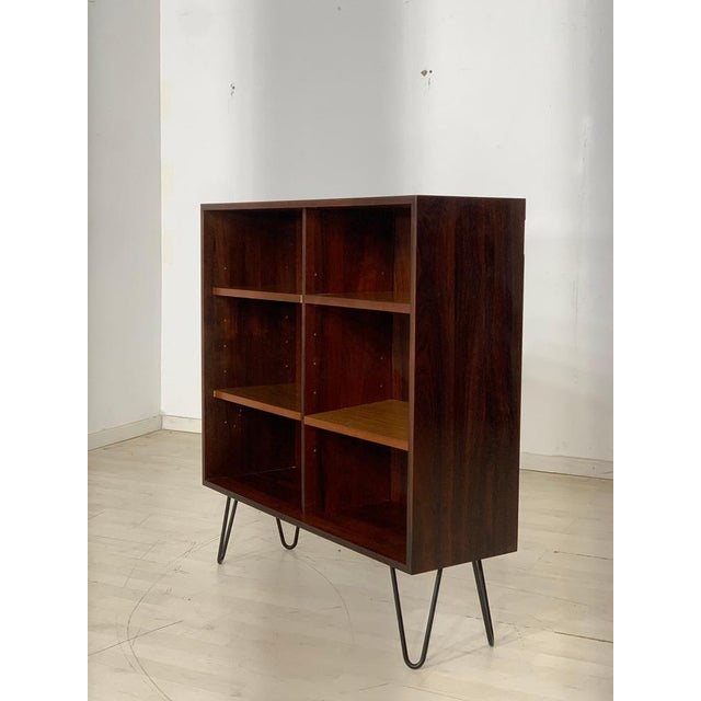 Vintage Rosewood Shelf Dresser Cupboard For Sale - Image 6 of 9