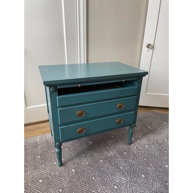 Ballard Designs Aqua Nightstand Chairish