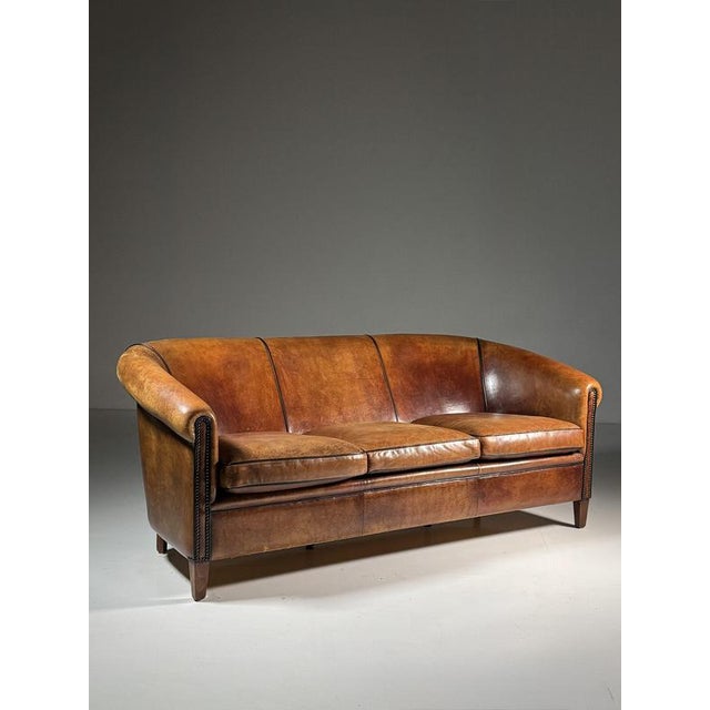 Classic Sheepskin 3-Seater Sofa For Sale - Image 4 of 18