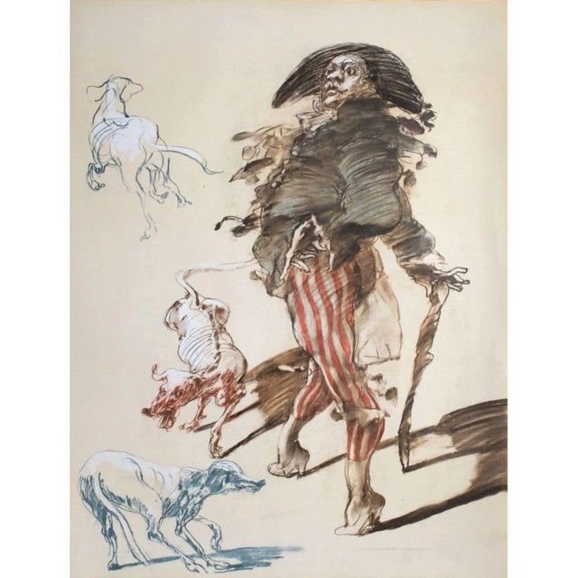 1985 Claude Weisbuch Merveilleux Lithograph Poster For Sale