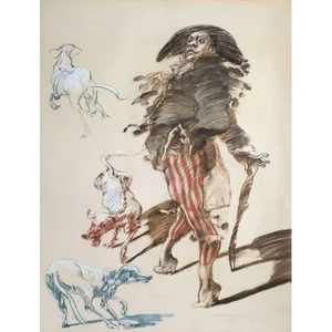 1985 Claude Weisbuch Merveilleux Lithograph Poster