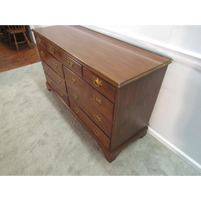 Traditional Kittinger Charterhouse Solid Mahogany Dresser For Sale - Image 3 of 10
