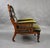 Victorian Armchair in Mahogany and Leather, 1880 For Sale - Image 3 of 14