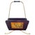 1950s Mid-Century Italian Magazine Rack with Handle in the style of Gio Ponti, 1950s For Sale - Image 5 of 11
