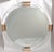 1980s 1980s Karl Springer Style Round Lucite Brass Beveled Wall Mirror Mid-Century Modern For Sale - Image 5 of 18