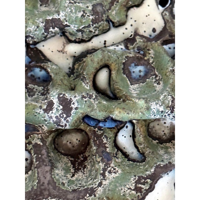 Ceramic Large Japanese Contemporary Stoneware Glazed Plate by Satoru Hoshino For Sale - Image 7 of 15