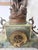 Metal Antique French Art Nouveau Ch. Ruchot “Volubilis” Onyx Figural Mantel Clock For Sale - Image 7 of 10