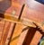 Vintage 1960 Mid-Century Leopold Stickley Solid Cherry Drop-Leaf Harvest Dining Table For Sale - Image 13 of 15