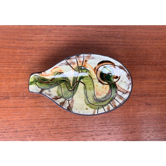 Mid-Century Modern German Studio Pottery Bowl from Töpferei Bücking Börnsen, 1960s, in Very Good conditions. Designed 1960...