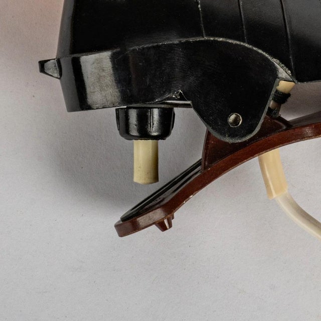 Black Small Football Clamp Lamp For Sale - Image 8 of 9