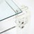 Pair of Mid-Century Modernist Rectilinear Lucite & Glass Side/End Tables For Sale - Image 4 of 18
