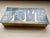 Wood Vintage Mexican Brass & Semiprecious Stone Mosaic Box With Stylized Swan Motif, in the Style of Los Castillo, Circa 1950s For Sale - Image 7 of 7