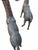 Metal 1980s Bronze Stag and Doe Garden Sculptures, Pair For Sale - Image 7 of 10