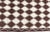 Mid-20th century Moroccan diamond design, brown, beige handmade wool rug Size: 4'5" × 10'2" (134 × 309 cm) This vintage...