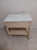 1970s Hollywood Regency Style Allegro One Drawer Cream Wood Nightstand Faux Bamboo For Sale In Naples, FL - Image 6 of 8