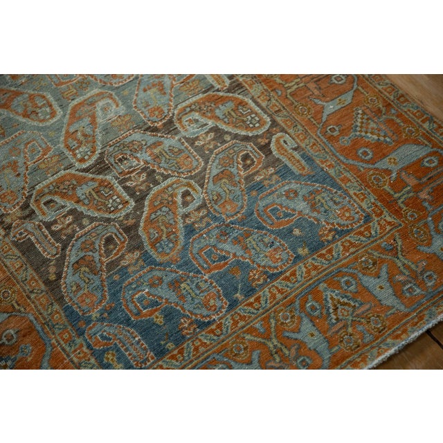 1930s 1930s Vintage Persian Afshar Boteh & Arabesque Wool Rug Runner For Sale - Image 5 of 12
