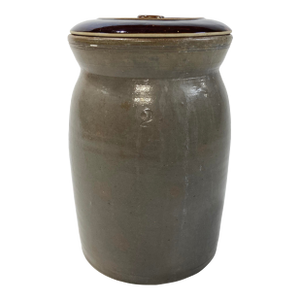 Antique Early American Oversized Stoneware Crock