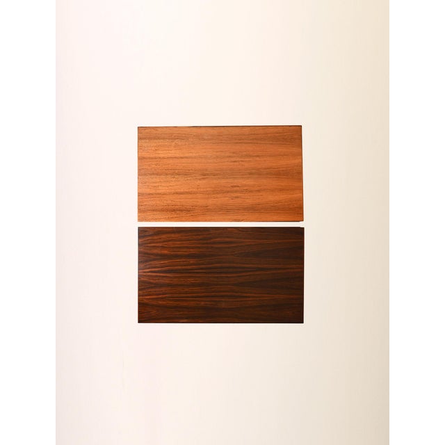 Rosewood Bedside Tables by Kai Kristiansen for Aksel Kjersgaard, 1960s, Set of 2 For Sale - Image 10 of 11