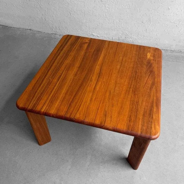 1970s Scandinavian Modern Teak Coffee Table For Sale - Image 9 of 11