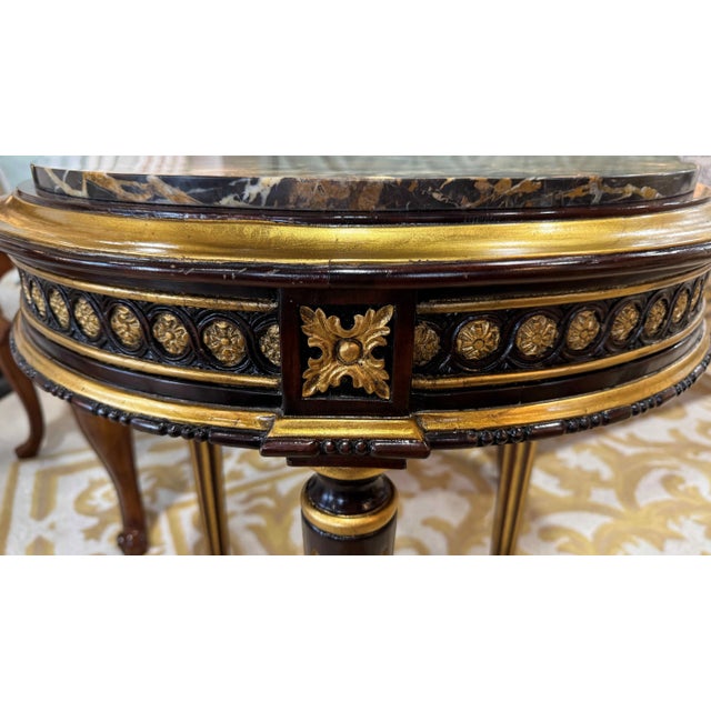 John-Richard John Richard Louis XVI Marble Top Side Table For Sale - Image 4 of 5
