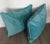 Contemporary Italian Velvet Mint Green Pillows - a Pair For Sale - Image 4 of 6