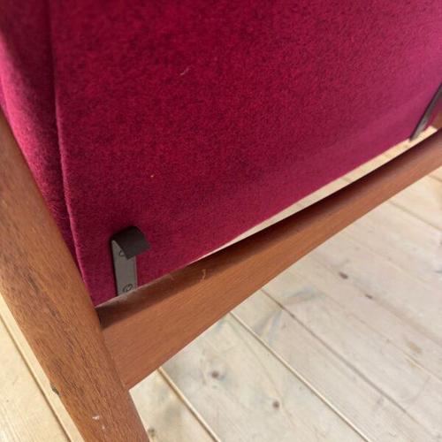 Vintage Reclining Armchair by Alf Svensson, Sweden, 1960s For Sale - Image 4 of 6