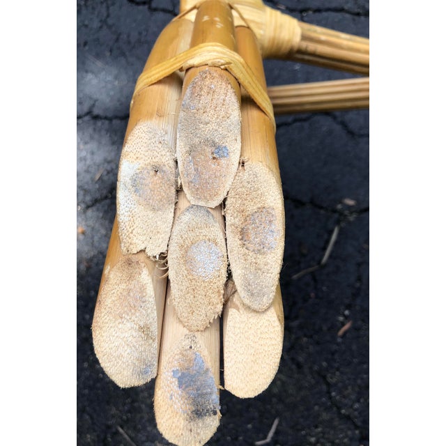 Solid Bamboo Dining Table X Base Chairish