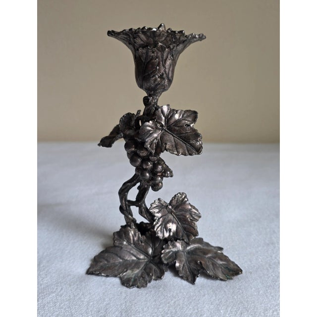 Arthur Court Vintage 1998 Arthur Court Grapevine Candle Holder For Sale - Image 4 of 10