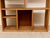 Chestnut Vintage Modernist Oak Open-Shelf Room Divider Bookcase For Sale - Image 8 of 10