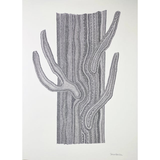 Sarah Vaaler Original Abstract Tree Drawing For Sale