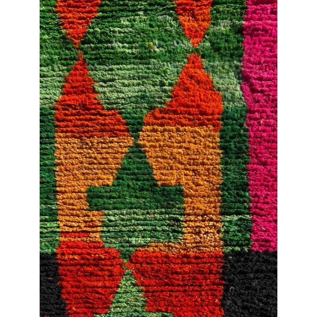 Textile Moroccan Runner Boujad Rug For Sale - Image 7 of 7