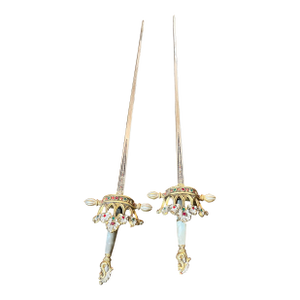 A Pair of Vintage Spanish Ceremonial Rapier-Style Swords!