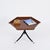 Wood Hexagonal Side Table in Bent Teak and Metal attributed to Campo E Graffi, Italy, 1960s For Sale - Image 7 of 18
