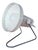 Mid-Century Industrial Plastic Cone Light with Sculptural Accent, 1970s For Sale