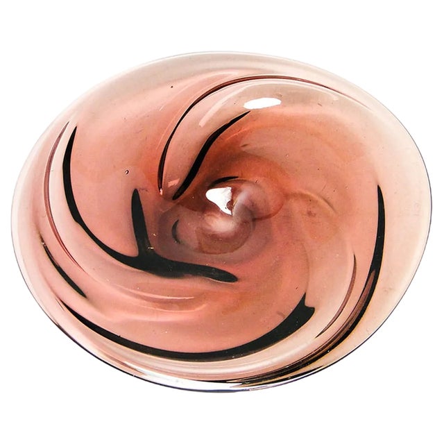 Art Deco Bowl from Val Saint Lambert, Belgium, 1960s For Sale