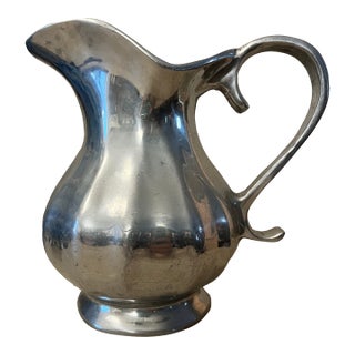 Vintage Pewter Pitcher For Sale