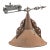 Early 20th Century Sheet Metal Cupola With Automobile Weathervane For Sale