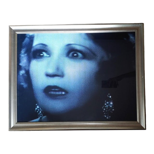 See Those Eyes Contemporary Photograph of Hollywood Noir Actress Framed For Sale