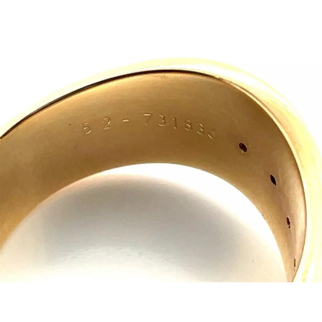 27845 - Cartier 18k Tri-Color Gold Triple Stack Wave Band Ring - Size 6 For Sale In Miami - Image 6 of 7