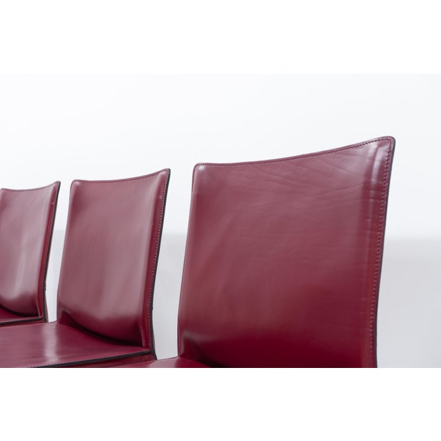 Cab 412 Chairs by Mario Bellini for Cassina, 1990s, Set of 4 For Sale - Image 9 of 14