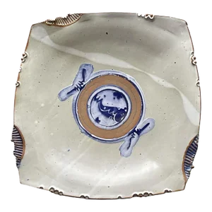 Anthony Stoneware Pedestal Platter