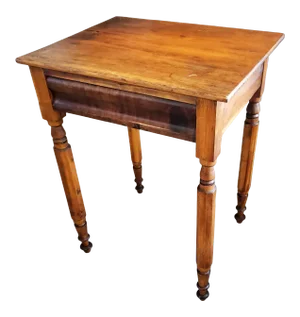 19th Century American Federal Period Cherry Mahogany Side Table