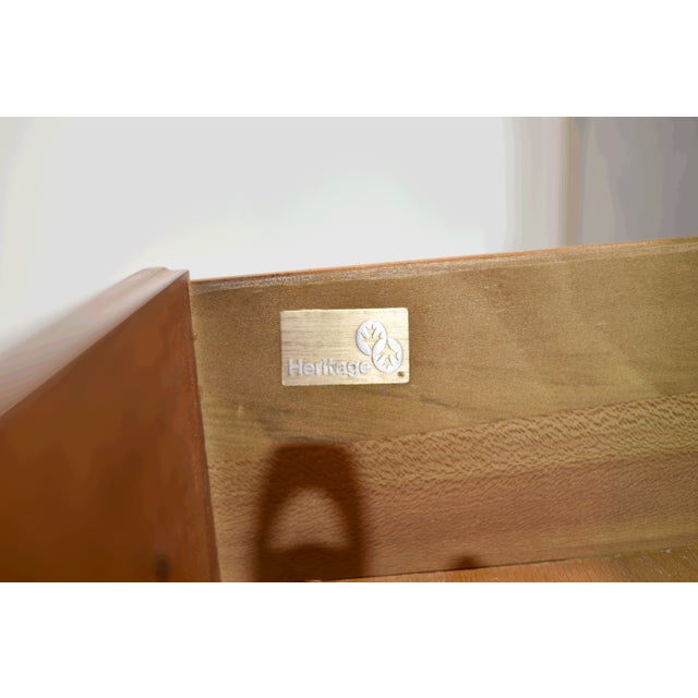 Mid Century Chinoiserie Campaign Lighted Display Curio by Drexel Heritage For Sale - Image 17 of 17