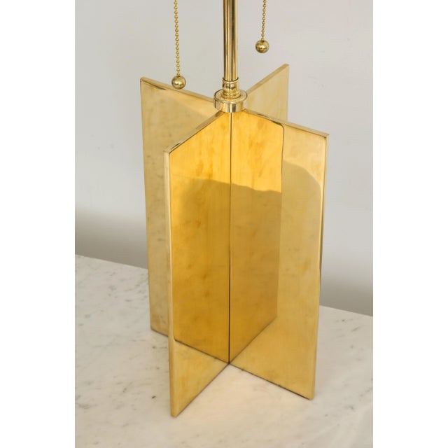 Bespoke "Croisillon" Lamps in the Jean Michel Frank Manner - a Pair For Sale - Image 4 of 9