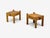 Swedish Modern, Nightstands, Pine, Leather, Sweden, 1970s For Sale In New York - Image 6 of 13
