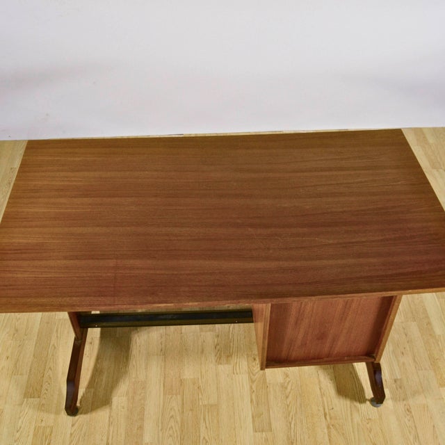 Nordic Teak Desk with Drawers, 1970s For Sale - Image 13 of 18